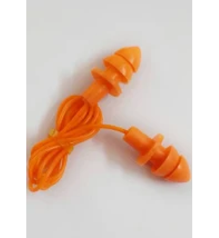 Nút Bịt Tai 2 Tầng Màu Cam